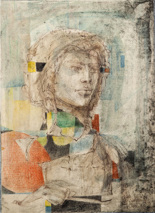 Scomposizione geometrica (tecnica mista, 1969)