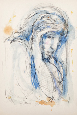 La pensierosa (tecnica mista, 1990)