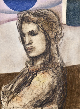 Una calma silenziosa (pastello, 1998)