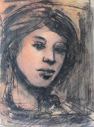 Senza titolo (china acquarellata, senza anno)